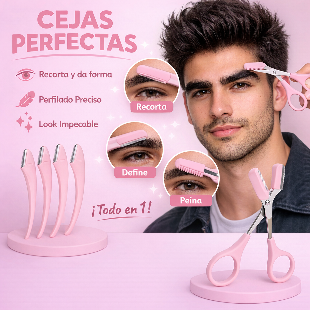 Cejas Perfectas en Minutos – Kit todo en 1